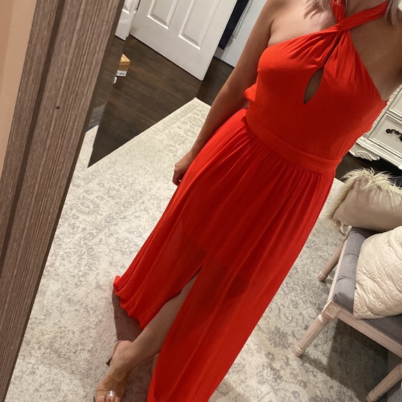 Arden b coral maxi dress - Picture 2 of 6